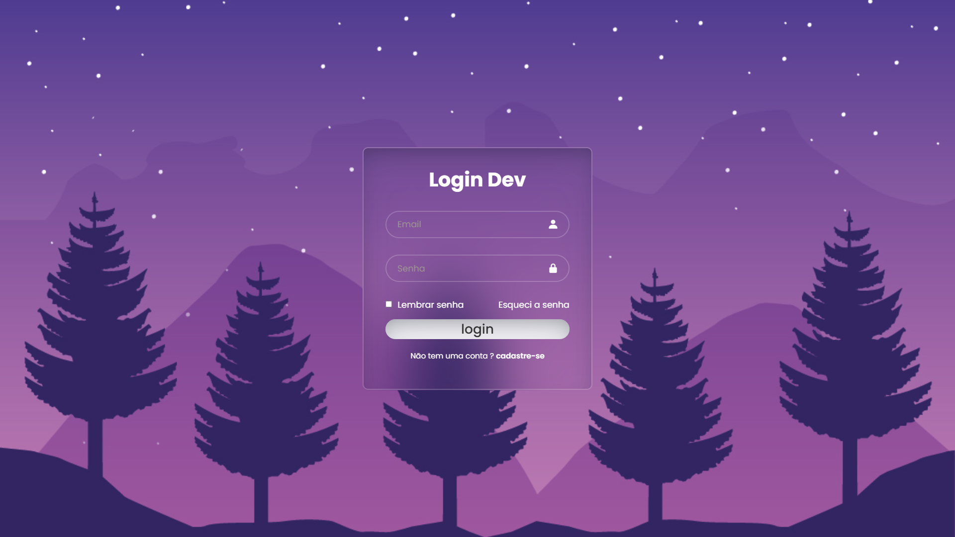 Preview do projeto de portfólio pessoal